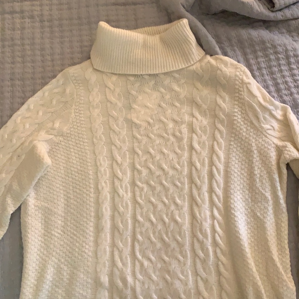 Halogen X Atlantic-Pacific Cable Sweater